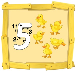 okul öncesi bir rakamı çalışma sayfaları